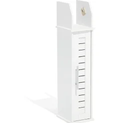 Meuble WC Richmond vertical bois blanc