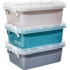 Mini boîte de rangement colorée x 3