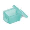 Mini boîte en plastique vert fermeture clips 0,30L x3