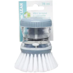 Mini brosse à vaisselle avec réservoir
