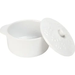 Mini cocotte céramique blanc x2