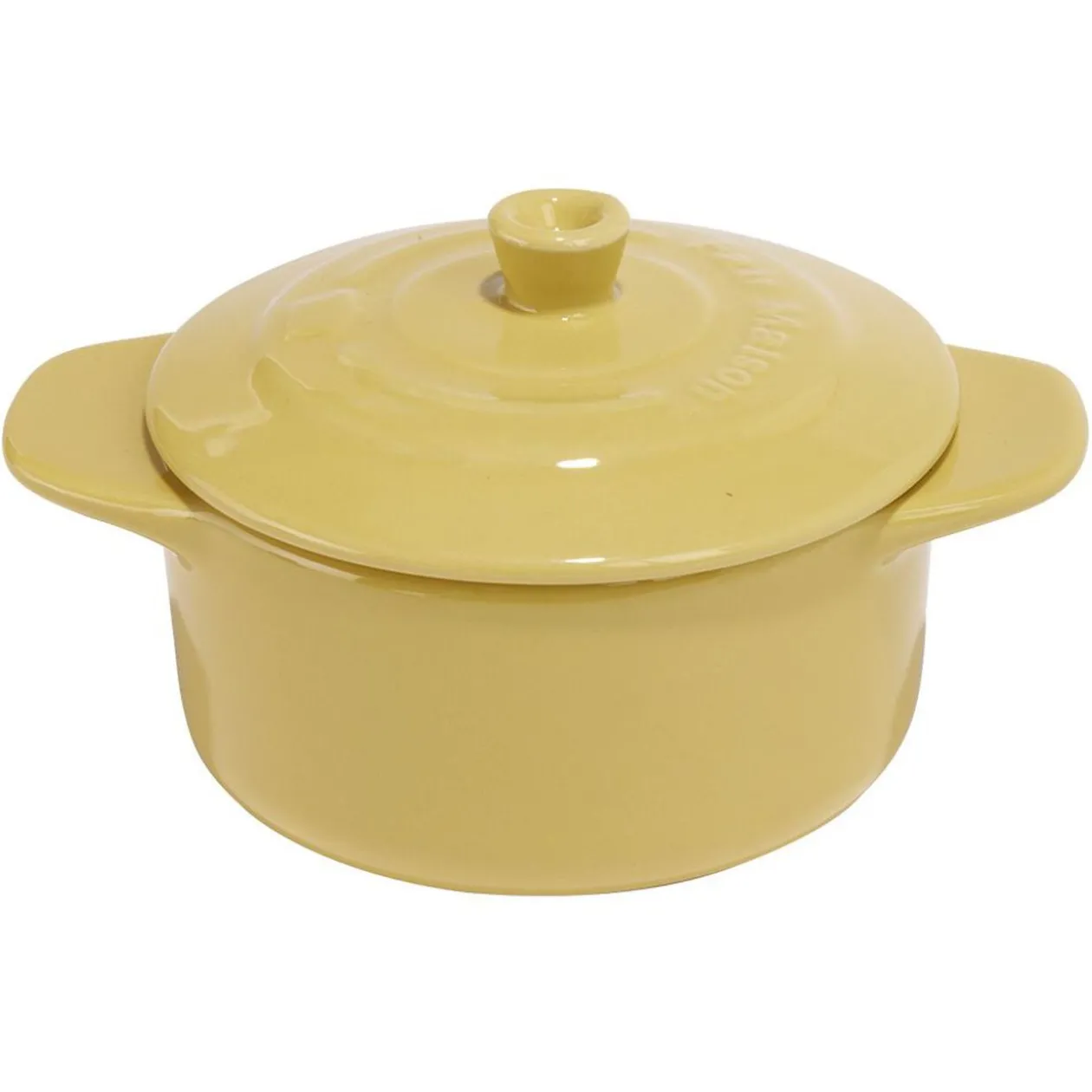 Mini cocotte en céramique avec couvercle