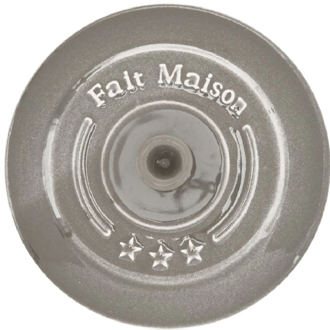 Mini cocotte ronde gris