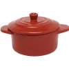 Mini cocotte ronde rouge