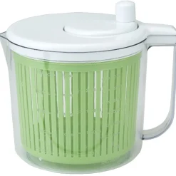 Mini essoreuse à salade vert et blanc