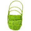 Mini panier vert anis x3