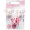 Mini pince papillon polyester x3