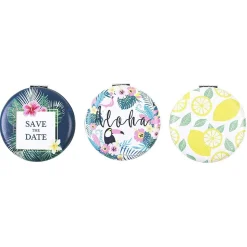 Miroir de poche design coloré