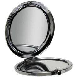 Miroir de poche motifs banquise métal