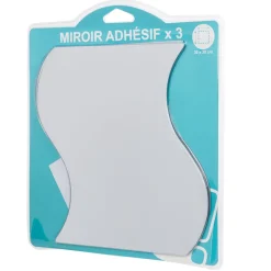 Miroir forme vague x3