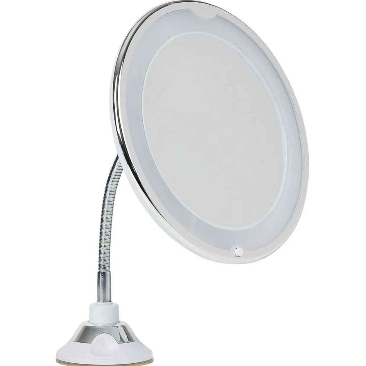 Miroir LED grossissant flexible et pivotant fixation ventouse