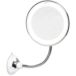 Miroir lumineux grossissant x5 flexible