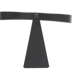 Miroir ovale à poser métal noir