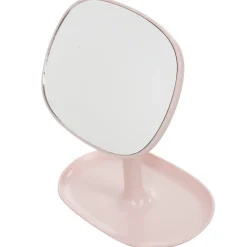 Miroir POP rose sur pied repose bijoux