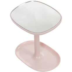 Miroir POP rose sur pied repose bijoux
