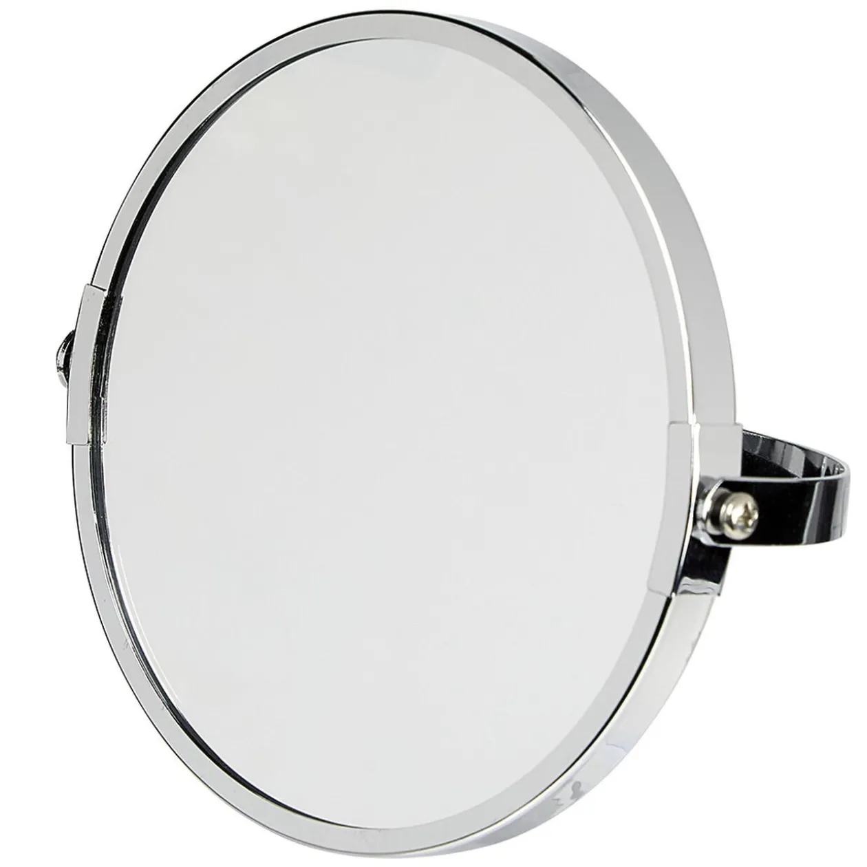 Miroir rond à poser métal esprit rétro noir