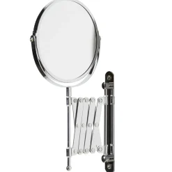 Miroir rétractable à fixer double face grossissant x1 et x2