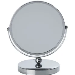 Miroir sur pied double face grossissant