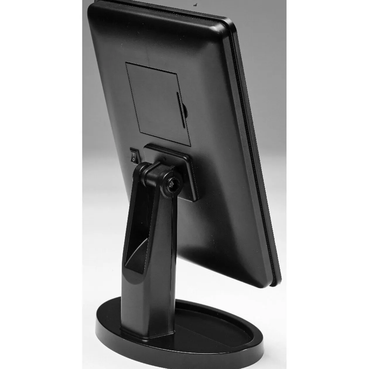 Miroir tactile et rotatif à variateur de lumière 16 LED