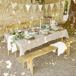 Ménagère 24 couverts inox manche plastique beige