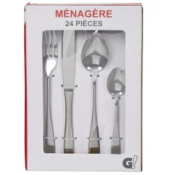 Ménagère 24 pièces argenté