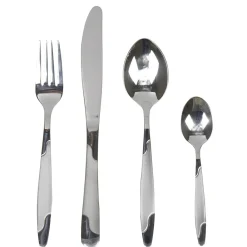 Ménagère 24 pièces couleur argent