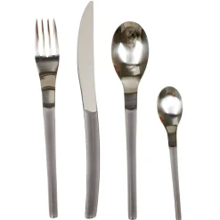 Ménagère 16 pièces gris