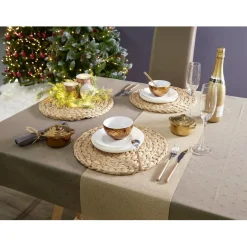 Ménagère 16 pièces manche imitation bois pour 4 personnes