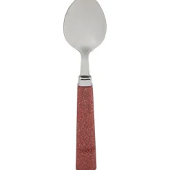 Ménagère 24 pièces paillettes rouge