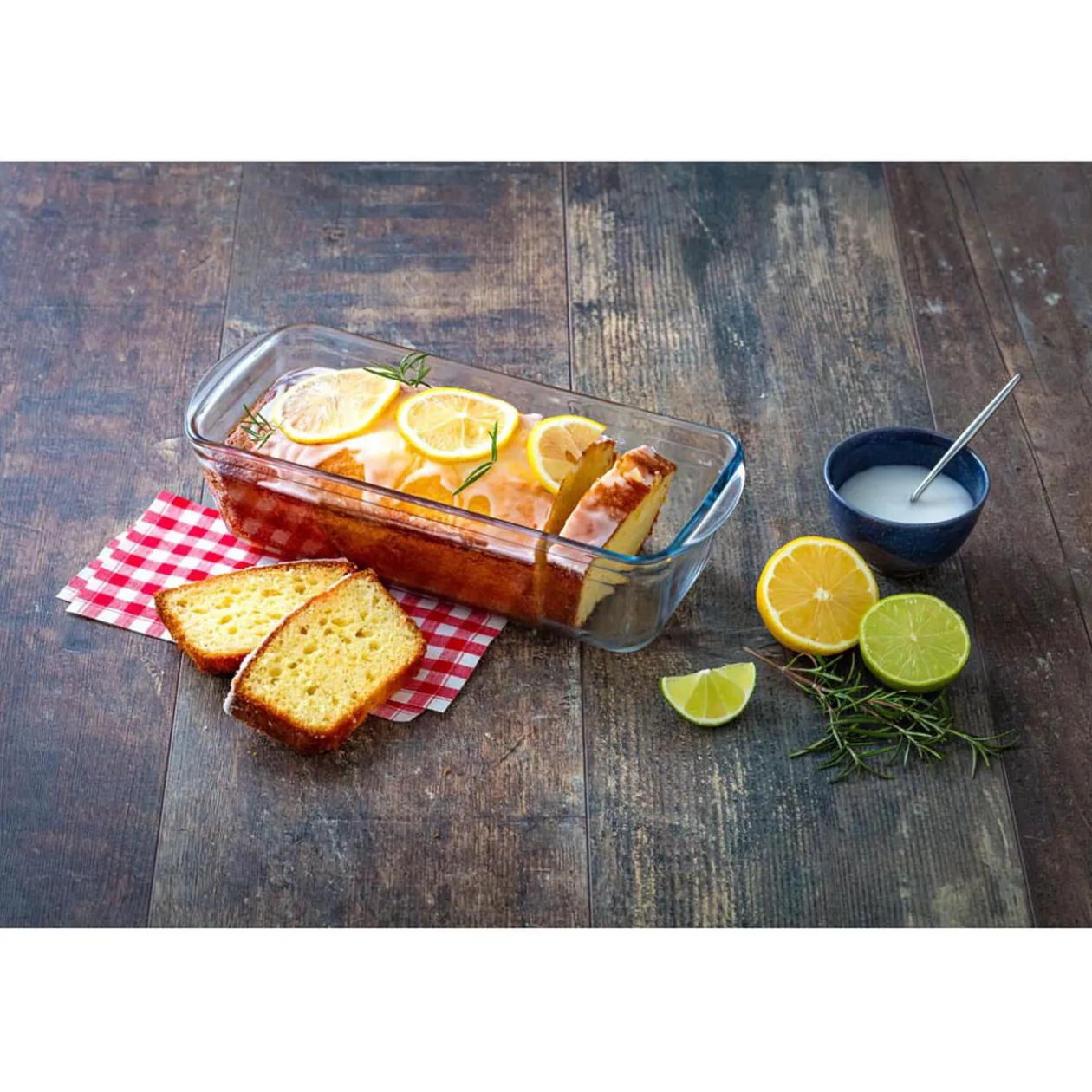 Moule à cake en verre extra résistant