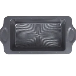 Moule à cake métal fond texturé anti adhérent