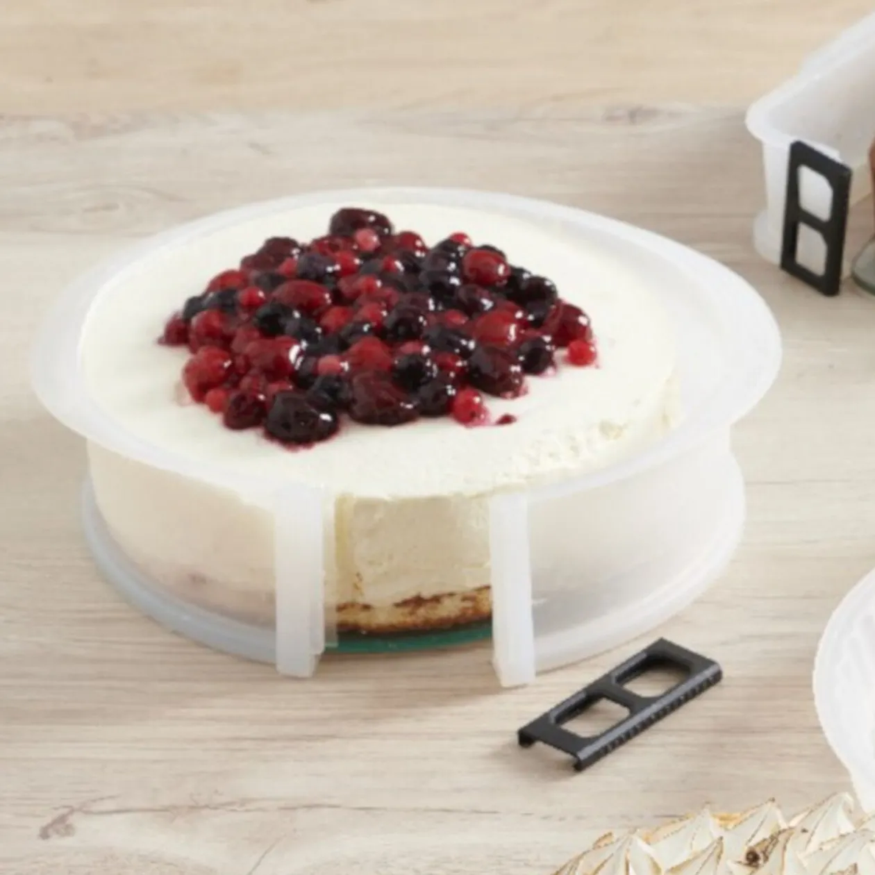 Moule à manqué fond amovible rond