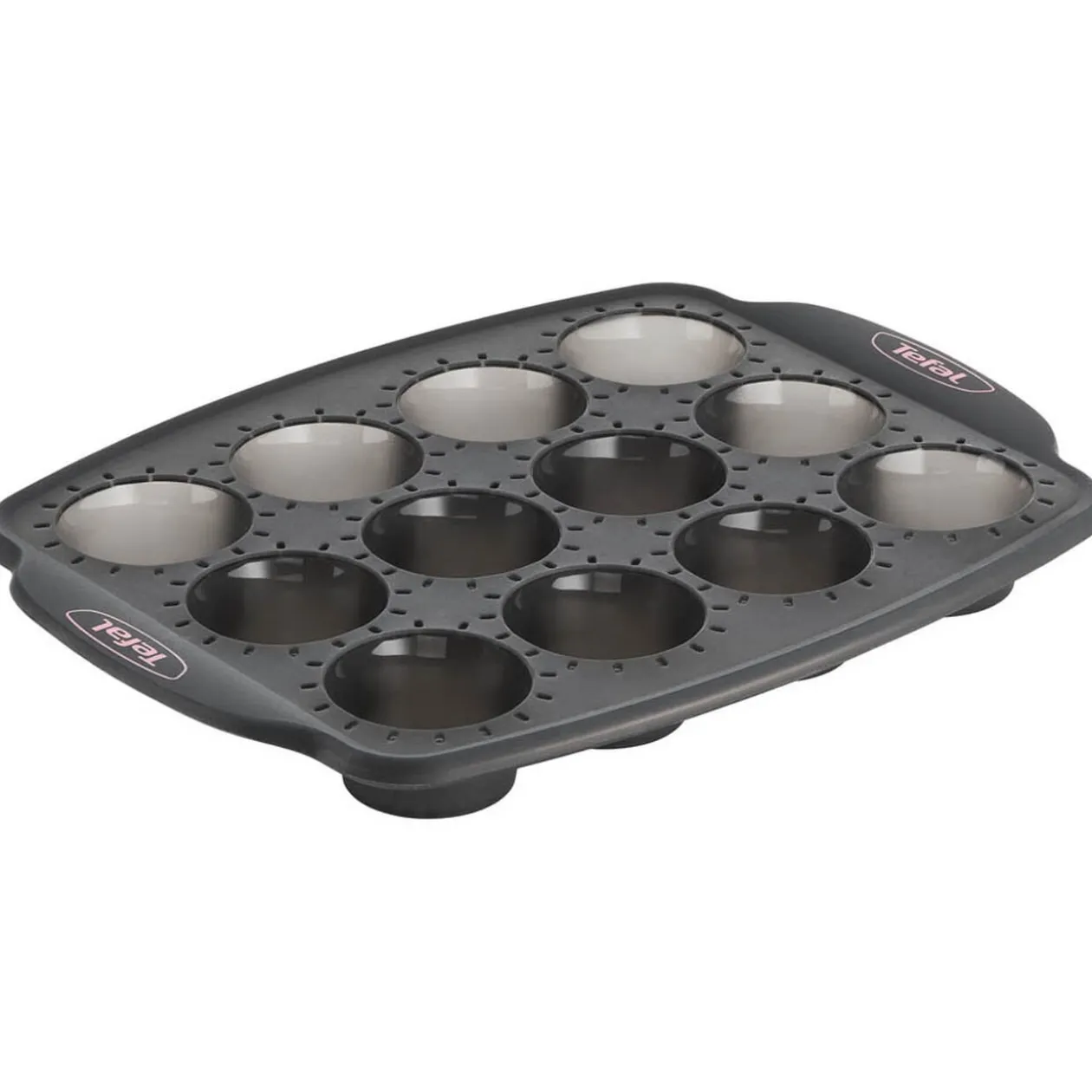 Moule à mini muffins Tefal Crispybake en silicone rétractable 12 pièces