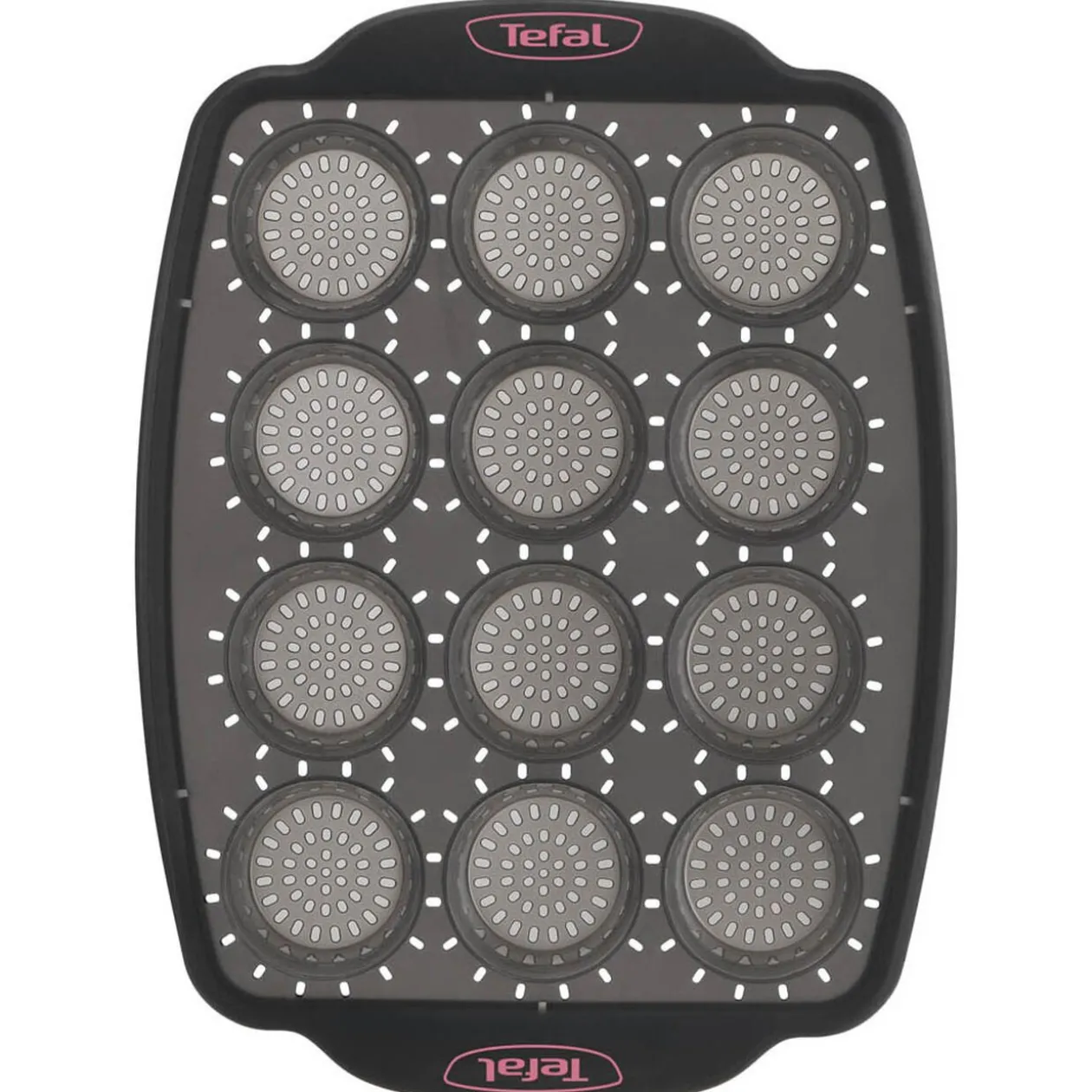 Moule à mini muffins Tefal Crispybake en silicone rétractable 12 pièces