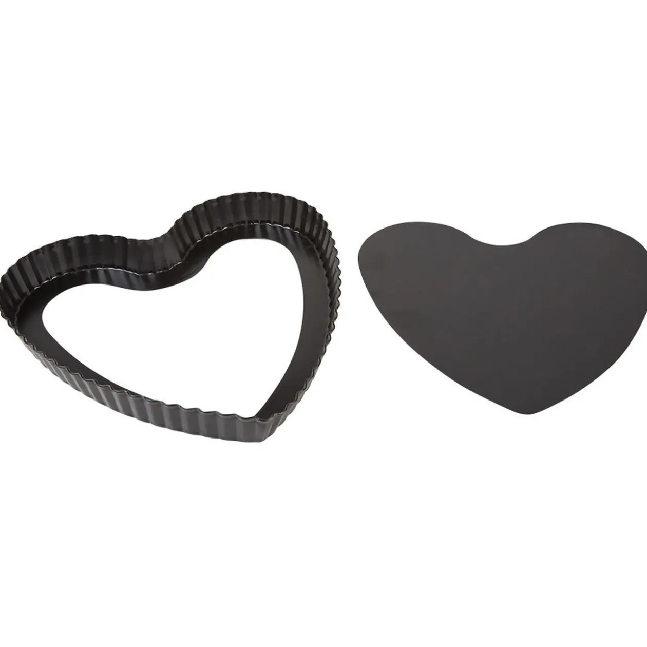 Moule à pâtisserie forme coeur avec fond amovible