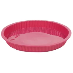 Moule à tarte silicone rose