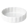Moule à tartelette en céramique blanc