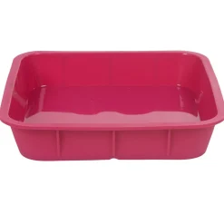 Moule carré silicone rose