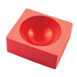 Moule en silicone 3D dôme rouge