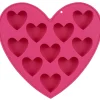 Moule silicone 10 chocolats coeur