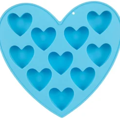 Moule silicone 10 chocolats coeur