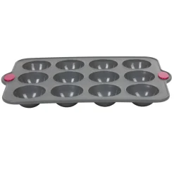 Moule silicone gris 12 minis dômes