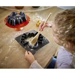 Moule silicone Halloween forme araignée géante 18x18xH7,5cm