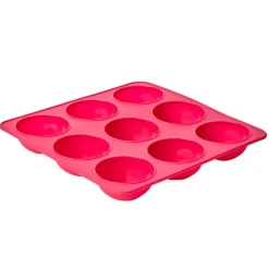 Moule silicone rose 9 dômes