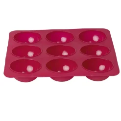 Moule silicone rose 9 dômes
