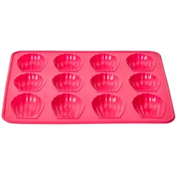 Moule silicone rose 12 madeleines