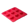 Moule silicone rose 9 mini coeurs