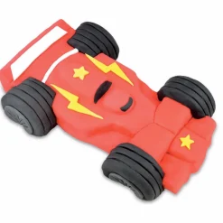 Moule voiture de course 3D silicone rouge