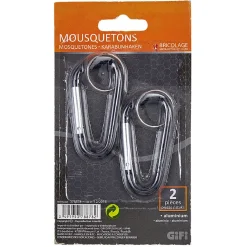 Mousqueton en aluminium