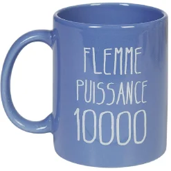 Mug avec inscription flemme 2 modèles